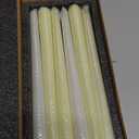 Viyffo Taper Candles 10 Inch  12 Pack White, Dripless, Unscented, Smokeless  8 Hour Burn  Tall Candlesticks for Wedding, Dinner, Holiday, Party, Home Decor