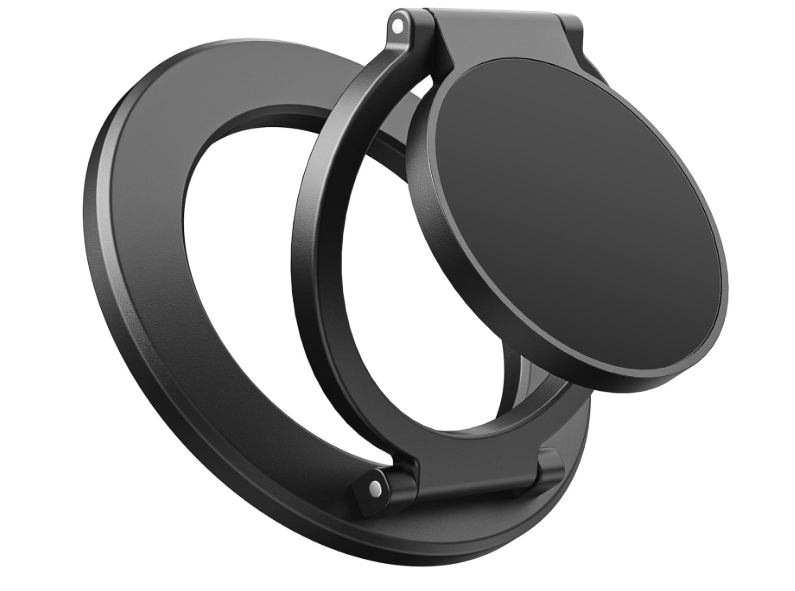 SUPERONE Magnetic Ring Holder for MagSafe Dual-Side Magnetics, Removable Gym Phone Grip with Kickstand for iPhone 17/16/15/14/13/12/ Series MagSafe Case All Phones Compatible with Magnetic Car Mount