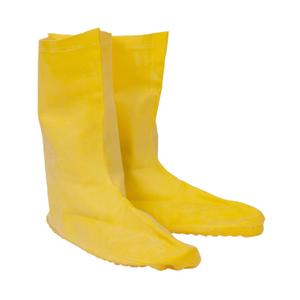 Cordova Unisex Adult Safety Products LBC10L Yellow Natural Rubber Over-Shoe Style Hazmat Boots, Large, Large, Large US (9.5-11)