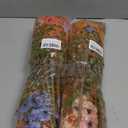 florisso Artificial Fall Flowers Fake Mums for Outdoor Autumn Decoration, 12 Bundles Faux Silk Orange Yellow Mums Daisy Look Real UV Resistant for Outside Home Porch Patio Planter (Fall-6multicolor), Set of 2