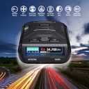 Uniden R3 EXTREME LONG RANGE Laser/Radar Detector, Record Shattering Performance, Built-in GPS w/ Mute Memory, Voice Alerts, Red Light & Speed Camera Alerts, Multi-Color OLED Display , Black