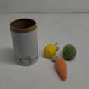 Nina Woof Organic Cotton Squeaky Dog Toys Fruits & Veggies Dog Toy Pack - Handmade Knit Dog Accessories, for Small Medium Dogs, Puppy Essentials and Puppy Toys Perfect Dog Gift