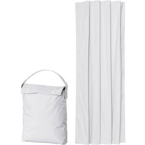 Amazon Basics Portable Blackout Curtain Shade with Suction Cups, 50" x 78", 1Pack, White