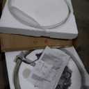 Treekee 4-Light Globe Orb Chandelier, Adjustable Pendant Light Fixture, Iron, 20in , Black and Gold Finish