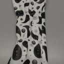 The Original STICKIT Magnetic Driver Head Cover - Black Paisley | Premium Leather Golf Accessory with Industrial Magnetic for Easy Attachment and Travel | Protect in Style | Fits Most Drivers