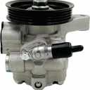 ALADICHE Power Steering Pump with Pulley Compatible With 2001-2005 Honda Civic 1.7L L4, 2001-2005 Acura EL