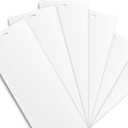 DALIX White Vertical Replacement Blinds Slats Sliding Glass Door Window (6 Pack)