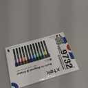 maxtek Magnetic Whiteboard Markers - 12 Count Colorful Fine Tip Dry Erase Markers with Eraser for Kids, Low Odor Thin Markers for Calendar Boards