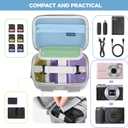 TAAOKA Digital Camera Case, Protective & Lightweight Camera Case with 3 Carrying Ways, Waterproof & Shockproof Small Camera Bag - Grey