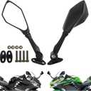 Ninja 300 Mirrors Ninja ZX6R 400 250 636 300R EX400 EX300 ABS 2024 Ninja 500 Mirrors