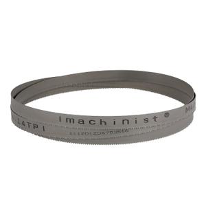 Imachinist S621224 Bi-Metal 62" Long, 1/2" Wide, 0.025" Thick, Bandsaw Blades for Cutting Soft Ferrous Metal (24TPI)