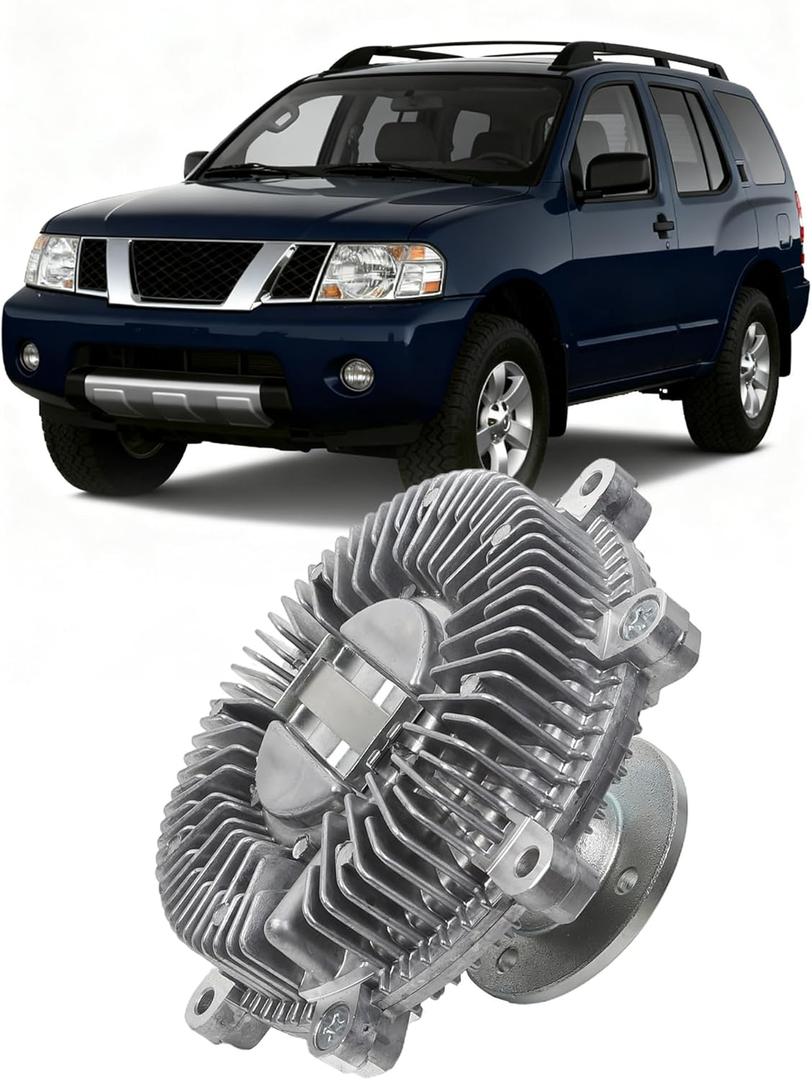 Dasbecan Radiator Cooling Fan Clutch Compatible With Nissan Pathfinder R51 Frontier D40 Xterra N50 2005-2012 V6 4.0L Replaces# 21082-EA200 21082EA200 9502110 17120-82Z10 1712082Z10