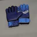 Soccer Goalkeeper Gloves for Kids Boys Children Youth Football Goalie Gloves with Strong Grips (Size 3 suitable for 5 to 6 year old, Blue)