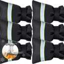 Faucet Cover for Winter Freeze Protection,Spigot Cover with Reflective Strips,Outside Faucet Cover for Cold Weather,Velcro Thickened Anti-Freeze Outdoor Faucet Socks,Reusable Hose Bib Covers (6 Pieces)