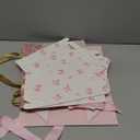 Justforjoyful 10 Pcs Pink Bow Treat Boxes for Birthday, Bachelorette, Engagement & Baby Shower Party Decoration Coquette Bow Themed Treat Candy Box Home