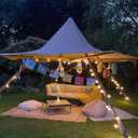 Talking Tables Colorful Mexican Pom Pom Garland for Boho Fiesta Birthday Party Llama Decor; Great for Encanto, Moana Themes; 13ft Paper Garland, Easy to Hang