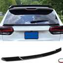Rear Trunk Splitter Tailgate Mid Spoiler Wing Compatible with Jeep Grand Cherokee 2014-2020 R Style ABS Spoiler Splitter Tail Protector Body Kit, Glossy Black