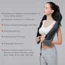 Shiatsu Neck and Back Massager, Electric Deep Tissue Kneading Neck and Shoulder Massage for Muscle Pain Relief with Heat, Use for Home Office Car, Gifts for Family Friends