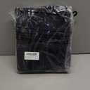 Sweetude 5 Pcs 5 Senses Black Gift Bags for Him and Her, Senses Gift Bags with Handles and 10 Pcs Tissue Paper, 9 x 4 x 7.8 Inch Elegant Paper Decor for Birthday Wedding Anniversary