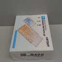 ARTDOT 15-Piece Diamond Art Storage Trays Kits for Adults with Lids, 2-in-1 Stackable Diamond Painting Accessories and Tools (White)