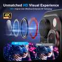 X-it 2 Pack Camera Lens Protector, Shatterproof Anti-Scratch Ultra HD Camera Protector, Anti-Glare Tempered Glass Lens Protector for iPhone 16 Pro Max/16Pro/15 Pro Max/15Pro/14 Pro Max/14Pro,Black Red