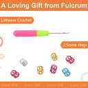 Fulcrum Goddess Locs Crochet Hair 18 Inch, 8 Packs New Faux Locs Crochet Hair for Black Women, Crochet locs with Curly Ends (18Inch (Pack of 8), 1B/30/613#)