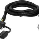 Oyviny 4 Way Flat Trailer Wiring Harness for Nissan Frontier 2005-2025/Nissan Xterra 2005-2015/Suzuki Equator 2009-2012, Factory Tow Package Required