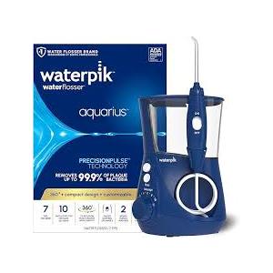 Waterpik Aquarius Water Flosser For Teeth Cleaning, Gums, Braces, Dental Care, Electric Power With 10 Settings, 7 Tips For Multiple Users And Needs, ADA Accepted