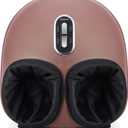 Nekteck Shiatsu Foot Massager Machine with Soothing Heat, FSA Eligible Air Compression Deep Kneading Therapy, Improve Blood Circulation and Foot Wellness, Relax for Home Office Use, HSA Eligible (Brown (Regular))