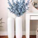 6PCS Delphinium Artificial Flower Lifelike Silk Larkspur Flowers Plant 35.43" Long Stem Blossoms Fake Flowers for Tall Vase Floral Arrangements Home Table Wedding Decor(Dusty Blue)