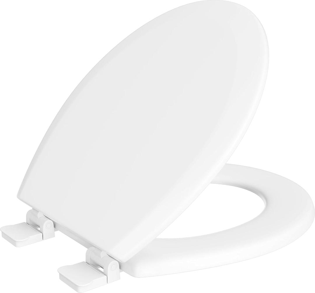 PROFLO PFTSWEC1000 Round Closed-Front Toilet Seat with Quick Release and Lid
