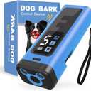 SAMULE 30 FT Ultrasonic Handheld Anti Barking Control Device for Dogs Puppy Training Tools with 5 Modes Indoor Outdoor