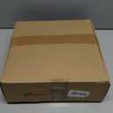 6 Pcs Mini Christmas Cabinet Wreath with Lights Prelit 8" Artificial Small Pinecone Front Door Wreath with Bow Xmas Hanging Garland for Kitchen Window Stairs Railing 