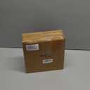 Amyhill 50 Pcs Disposable Tea Cups Mini Plastic Tea Cup Bulk with Handle Hard Plastic Coffee Mug Disposable Square Espresso Mug for Party Catering (White)