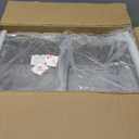 Stackable Storage Drawers, 6 Pack Clear Acrylic Organizer Bins with Golden Handles, Multi-Size Plastic Drawers for Makeup, Vanity, Kitchen, Bathroom, Office, Under Sink & Cabinet Organizatio