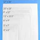 CleverDelights 4" x 6" Clear Front Poly Mailers - 5000 Pack