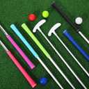 Gemscream 8 Pack Golf putters for Men and Women Detachable Golf Grip Two Way Kids Golf Putter with 8 Golf Balls Putter Bulk for Right Left Handed Golfers Golf Clubs Set for Junior Adults(35 inch)
