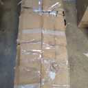 YITAHOME LED Farmhouse TV Stand for 75 Inch w/Outlets, Modern Entertainment Center with Glass Doors and Adjustable Storage Shelves, Media Console TV Cabinet for for Living Room, Dark Rustic Oak