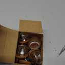 Chair Leg Floor Protectors for Hardwood Floors Felt Furniture Pads Silicone Caps 16 Pack Anti-Scratch Reduce Noise Clear Round Medium Fit 3/4" to 1-3/16" (19-30mm)