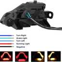 Motorcycle Brake Light Tail Lamp with LED Turn Signals Replacement for Yamaha YZF R3 R25 Y15ZR MT07 FZ07 LC150