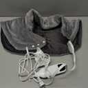 Bedsure Heating Pad for Neck and Shoulders and Back  Birthday Gifts for Women Men Mom Mens, FSA Eligible Items, Heated Pad 2.2lbs, Weighted Large Heated Wrap, 24" x 22", Grey