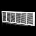 30 x 8 Return Air Grille (Duct Opening Size), Air Return Vent Cover, AC Vent Cover, Cold Air Return Vent Cover, Flat Return Air Grilles, Outer Dimensions:31.75"W x 9.75"H (30"W x 8"H, Duct Opening)