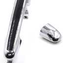 Rear Left Right Pair Outer Chrome Black Door Handle Grip For Hyundai Sonata 2005 2006 2007 2008 2009 2010
