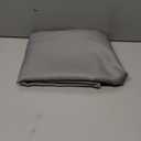 Biscaynebay Textured Fabric Tablecloths 52x70 Inches Rectangular, Silver Grey Water Resistant Tablecloths for Dining, Kitchen, Wedding and Parties etc. Machine Washable