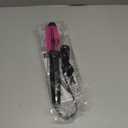 REVLON Silicone Bristle Heated Hair Styling Brush | Fast, Long Lasting Volume for Easy Styling | 1" Barrel for Full Body and Smooth Styles (Black/Pink)