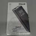 Tire Inflator Portable Air Compressor, Cordless 150PSI Tire Pump for Car, 2X Faster Inflation with LCD Dual Screen, LED Light, Auto Shut-off, 6000mAh Battery & 12V DC Power Cord