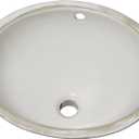 American Standard 0495.221.020 Ovalyn Small Basin Undercounter Bathroom Sink, White