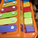 Farm Animals Keyboard Preschool Learning Toy with Silly Sounds and Light-Up Piano with Learning Songs for Infants
