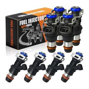 17113553 Upgraded [4.8/5.3/6.0L] 4-hole Fuel Injectors Fit for:-Chevy Express 1500/2500/3500, Silverado 1500/2500/3500, Tahoe ;Fit for:-GMC Yukon, Sierra 1500/2500/3500-8Pcs #OE: MP10006