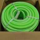 Fevone 100 ft Kink-Free Garden Hose - 5/8" ID Flexible Water Hose, Drinking Water Safe, 3/4" Aluminum Fittings, Heavy Duty & Lightweight for Yard